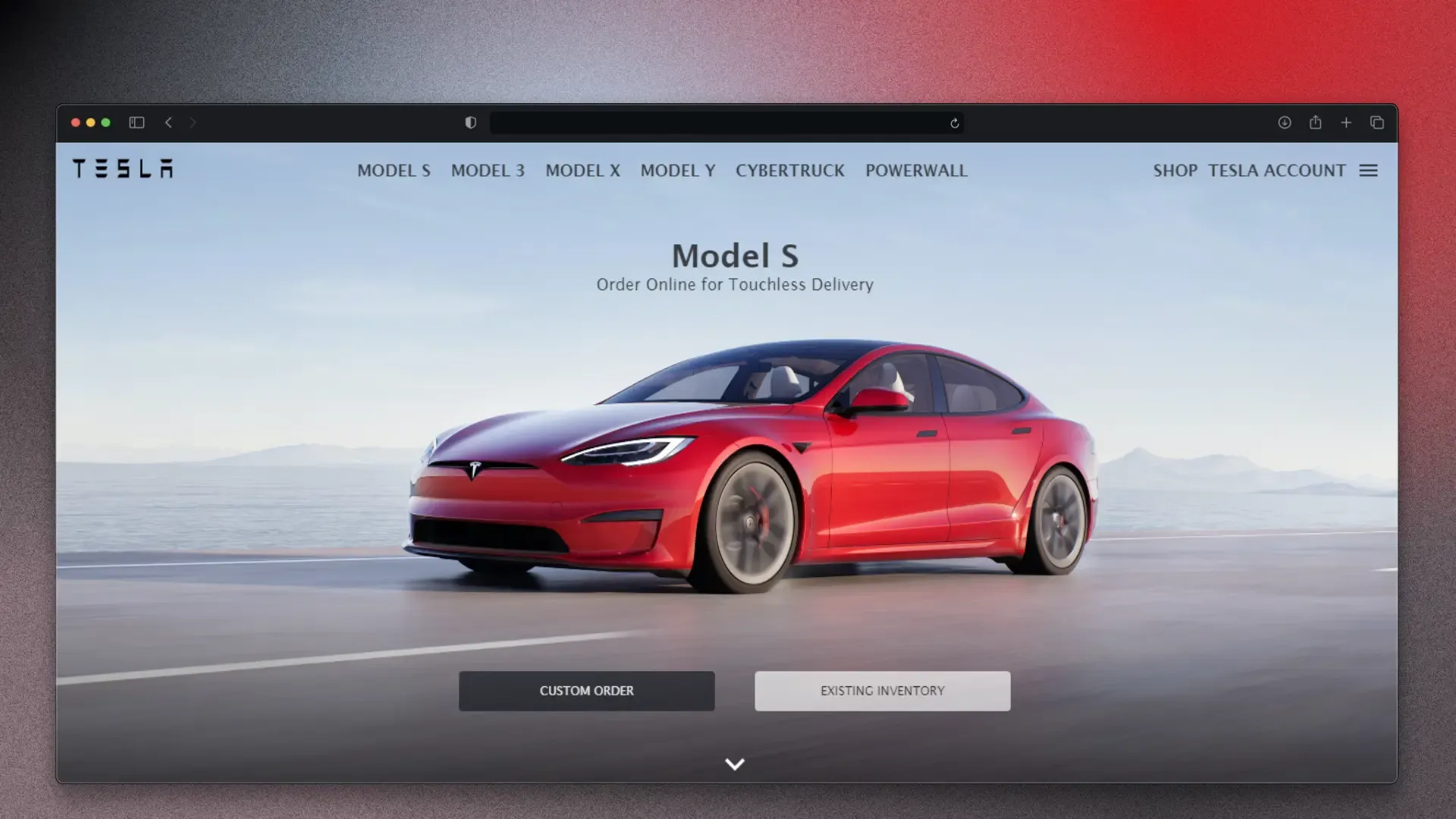Web Tesla preview